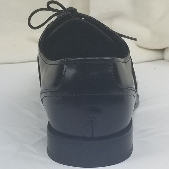 Stacy Adams Mens Black Lace Up Moc Toe Dress Shoes main image 7
